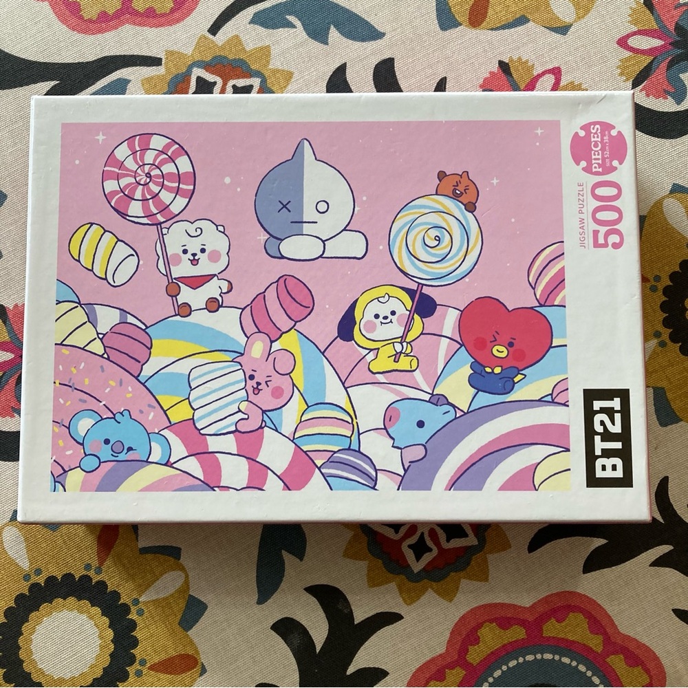 BT21 500 Pice Jigsaw Puzzle K-Pop BTS includes Poster